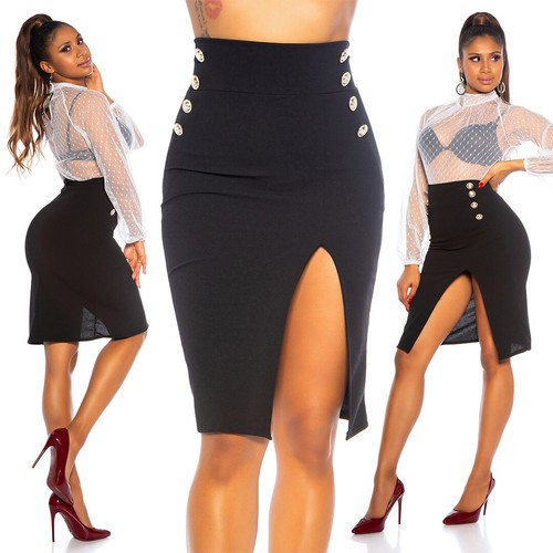 Midi high waist business - midi,