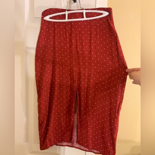 Reformation women red polka - red,